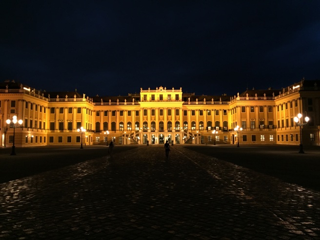 Palace by night